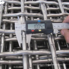 Stainless Steel Woven Metal Decorative Mesh crimped wire bbq grill mesh